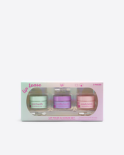 Multi Colour Lip Mask And Scrub Set