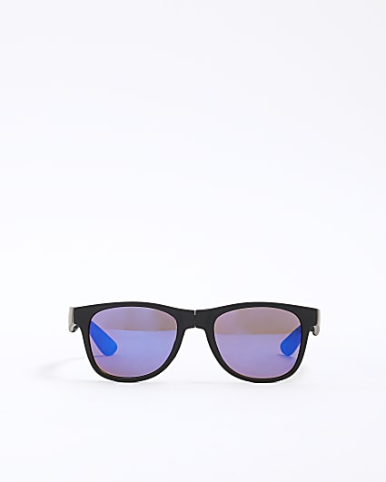 Mini Boys Black Foldable Wayfarer Sunglasses