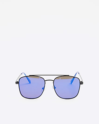 Boys Blue Metal Navigator Sunglasses