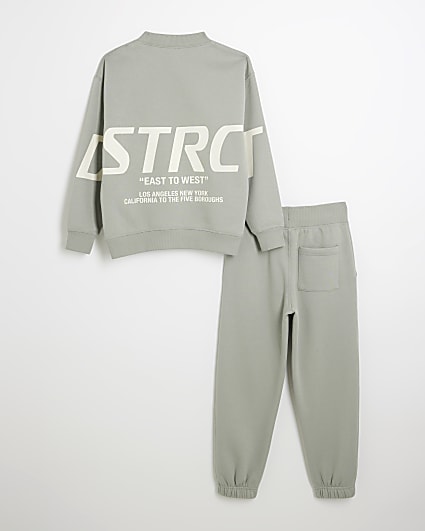 Khaki District Sweatshirt Set