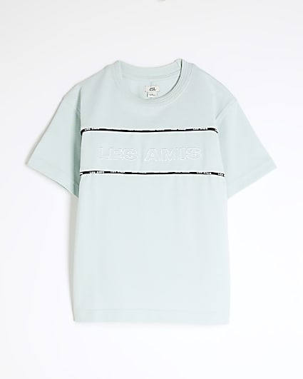 Boys Blue Piped T-Shirt