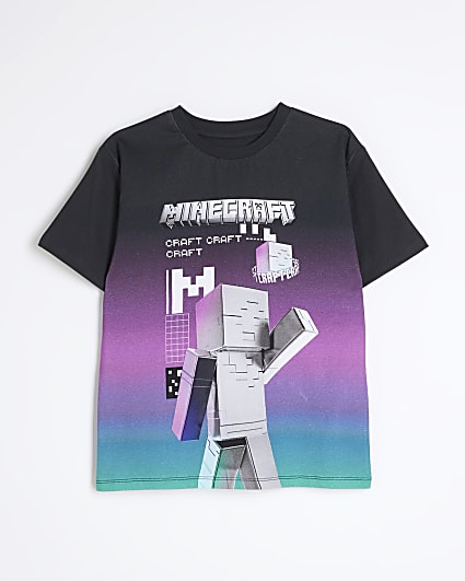 Boys Black Minecraft T-Shirt