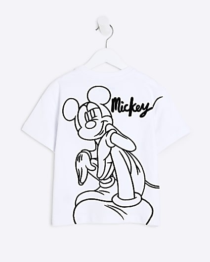 Mini White Mickey T-Shirt