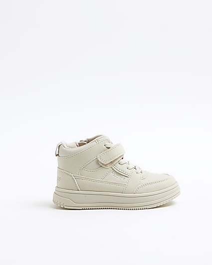 Mini Boys Luminis Velcro High Top Trainers