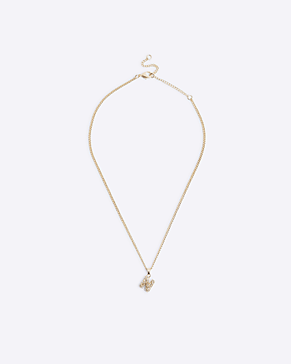 Gold N Initial Necklace