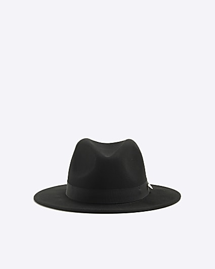 Girls Black Fedora Hat