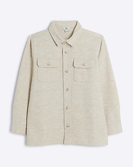 Boys Beige jersey shirt