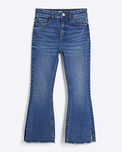 Girls Blue Flared Jeans