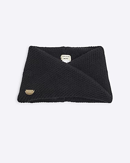 Mini Girls Black Snood