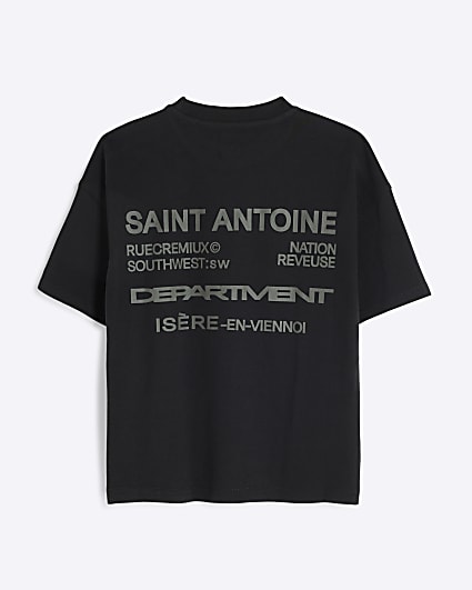 Boys Black Saint Antoine T-Shirt