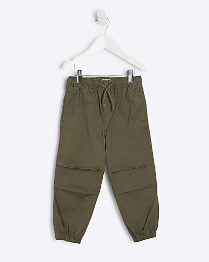 Mini Boys Khaki Cargo Trousers