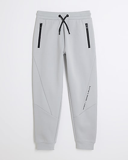 Boys Grey Tech Joggers