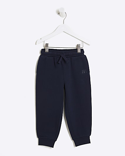 Mini boys navy RI joggers