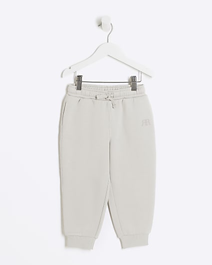 Mini boys stone RI cuffed joggers