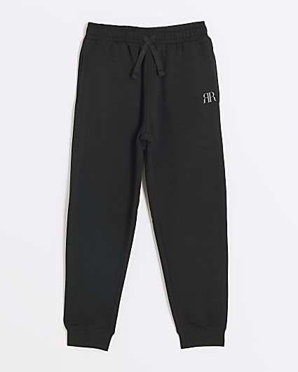 Black Cuffed Joggers