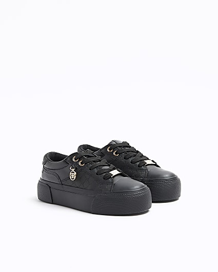 Girls Black Trainers Girls Trainers River Island