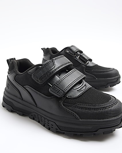 Boys black chunky trainers