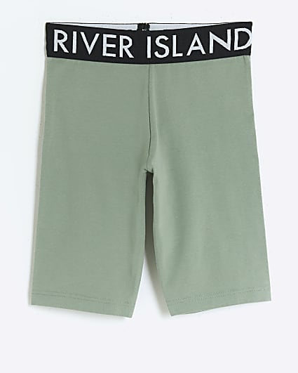 Girls khaki RI cycle shorts