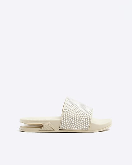 Boys stone embossed sliders