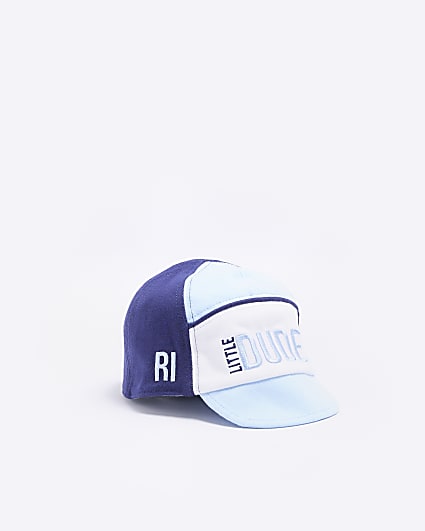 Baby boys blue Little Dude Cap
