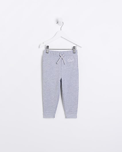 Mini boys Grey cuffed Joggers