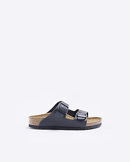 Boys Black Birkenstock Sandals