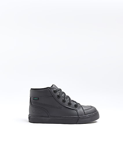 Boys Black Kickers TOVNI HI lace up shoes