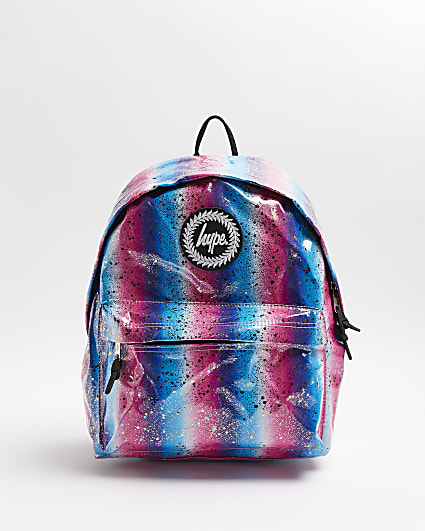 Girls blue hype backpack