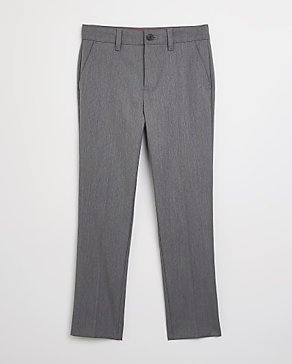 Boys grey suit trousers