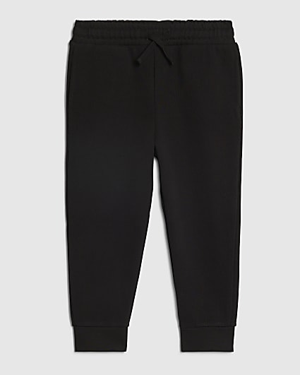 Mini Boys Black Joggers