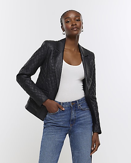 River island sale leather jacket online