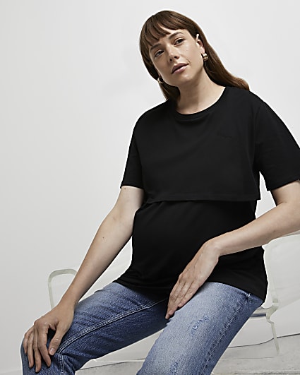 Black nursing t-shirt