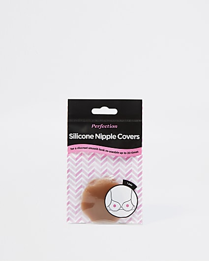 Brown silicone nipple covers