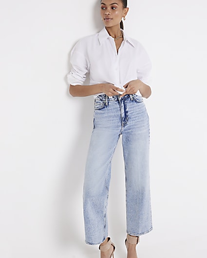 Denim relaxed fit jeans