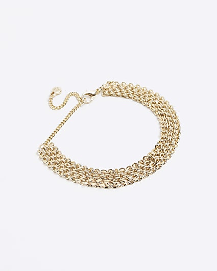 Gold Chain Watch Strap Bracelet