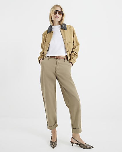 Khaki Chino Trousers