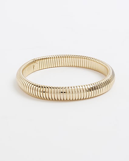 Gold watch strap bracelet