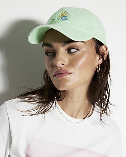 Green Malibu Embroidered Cap