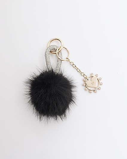 Black Pom Pom Charm