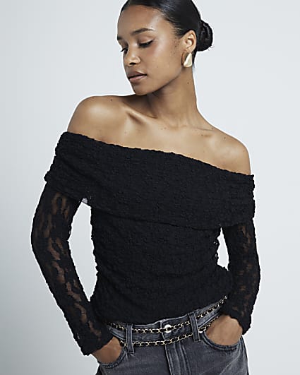 Off the shoulder jumper river island best sale