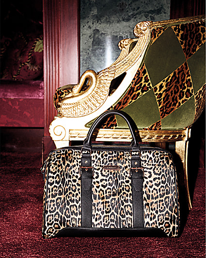 Brown Leopard Barrel Bag Bundle