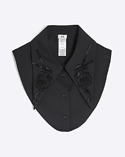 Black Pointed Collar