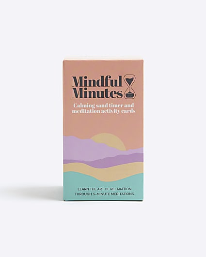 Pink Mindful Minutes Meditation Cards