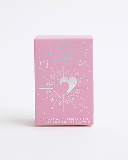 Pink Love Astrology Cards