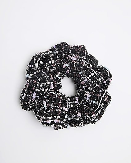 Black Oversized Scrunchie