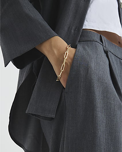 Gold Plated Link Bracelet