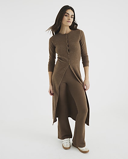 Brown Knit Trousers