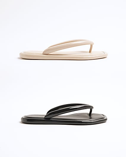 Multicoloured Flip Flop Jelly Sandals 2 Pack