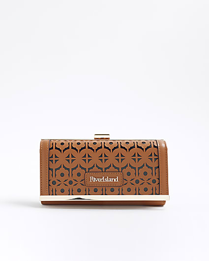 Brown Laser Cut Purse