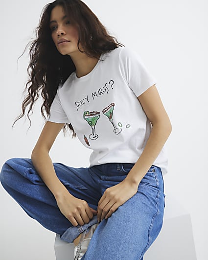 White Spicy Marg T-Shirt